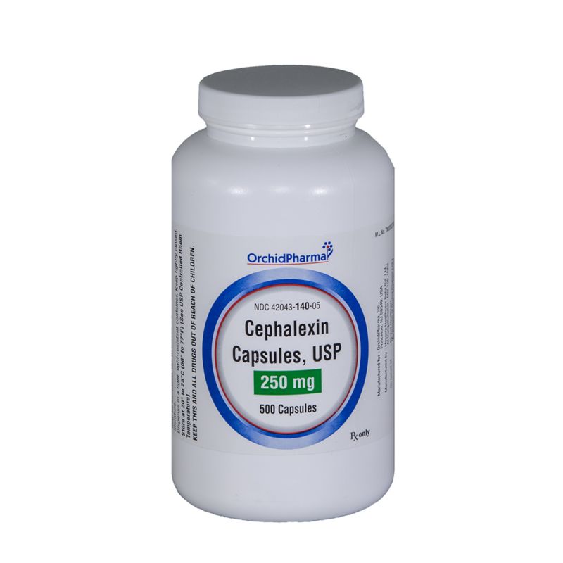 Cephalexin Capsules 250mg 100 Count