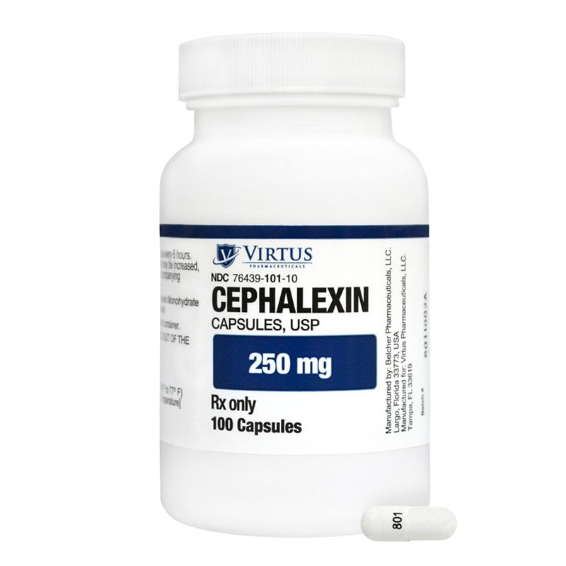 Cephalexin Capsules 250mg 500 Count