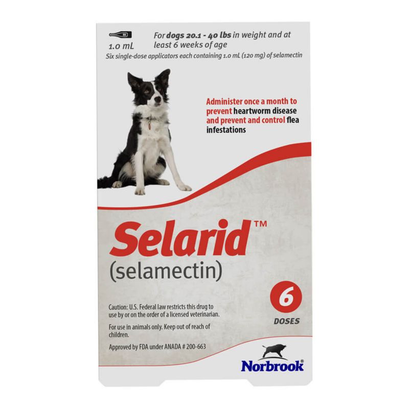 Selarid Topical for Dog and Cat 20-40lb Dog