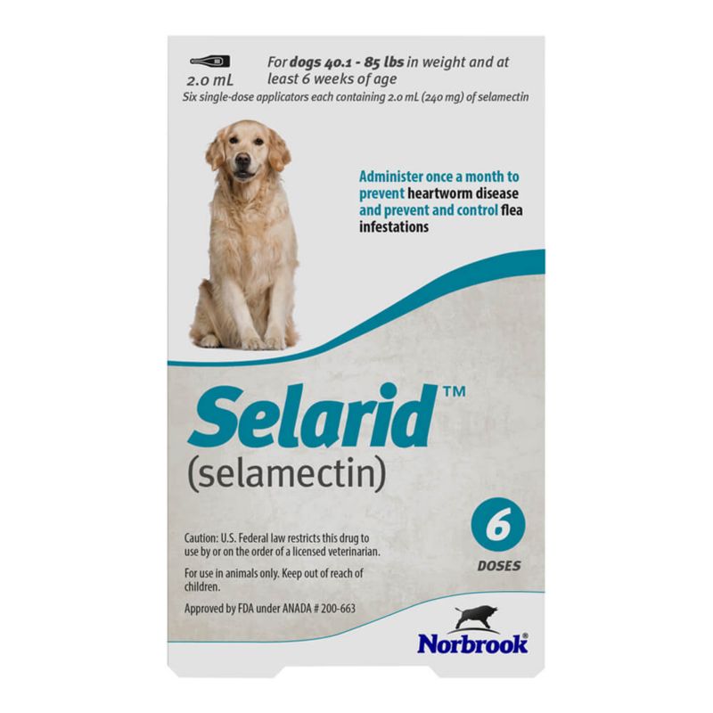 Selarid Topical for Dog and Cat 40-85lb Dog