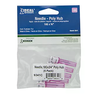 Ideal Polypropylene Hub Needle Pack
