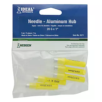 Ideal Aluminum Hub Needle 5 Pack