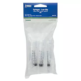 Ideal Disposable Luer Slip Syringe Pack