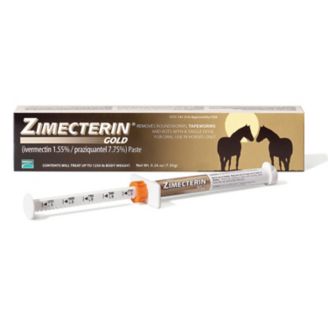 Zimecterin Gold Praziquantel Paste Wormer 7 75 Horse Com