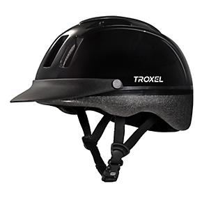 Troxel Riding Helmet Liberty Black Duratec Horse Safety Low Profile XL 