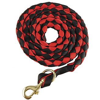 Trade Pack of 10 Cotton Horse/Dog Lead Ropes Trigger Clip Plain & twin colours 