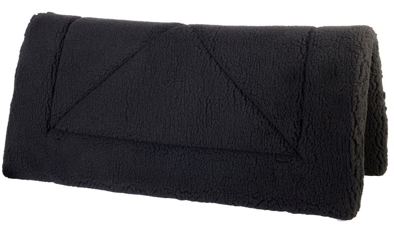 31-633-2-0 Extra Thick Fleece Western Pad Black sku 31-633-2-0