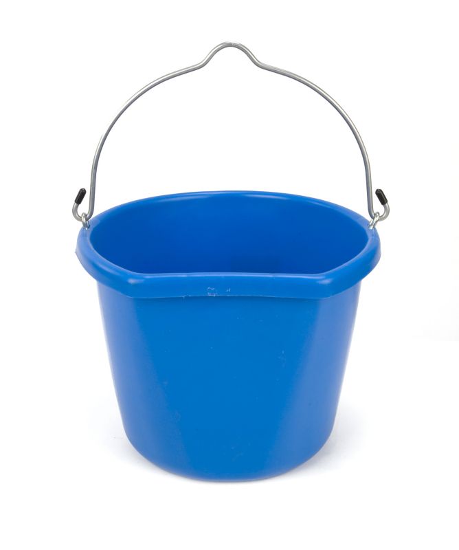 Fortex Industries Inc Flat Back Bucket Fb-124- Blue 24 Quart - FB-124 BLUE