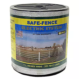 Safe Fence 1 1/2in Wide Poly Tape 200 Ft