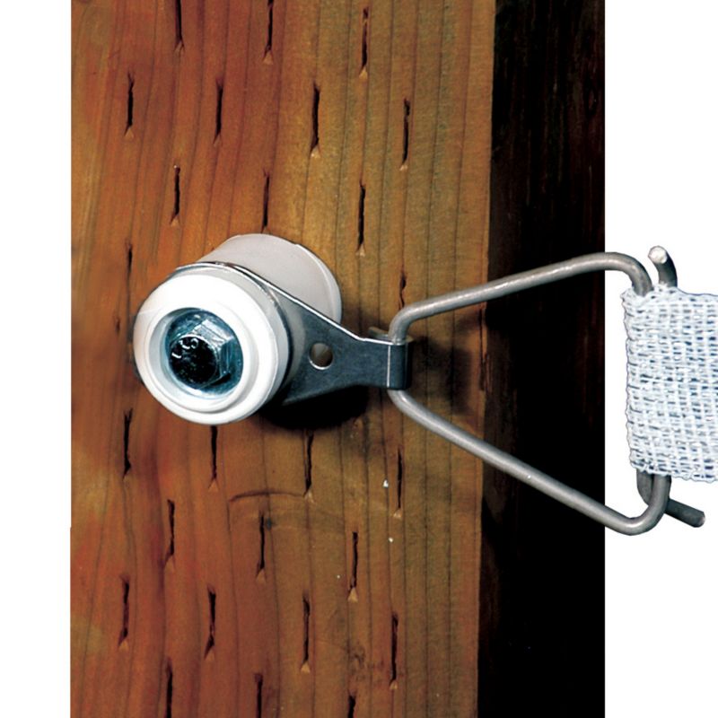Safe Fence End Tensioner 2 Pack White