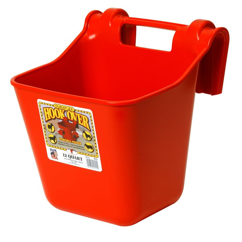 Hook Over Fence Feeder Red 12 Quart - HF12REDA