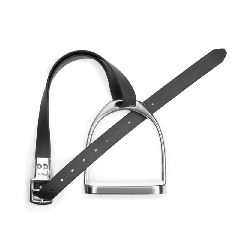 WSLSLSXXXXBLK120 Wintec Slimline Stirrup Straps 48 Black sku WSLSLSXXXXBLK120