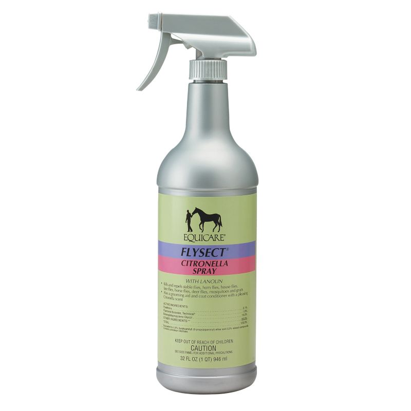 Leather CPR Equicare Flysect Citronella With Spraye Quart - 11301