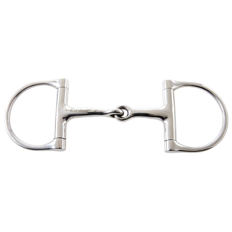 Korsteel Regular Dee Snaffle Bit 5 Steel