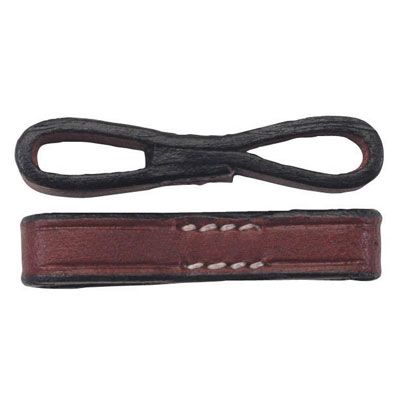 Leather Bit Loops Brown