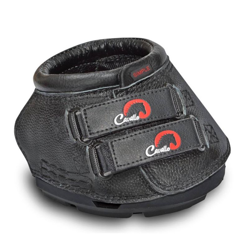 Cavallo Simple Regular Sole Hoof Boots 1  Black