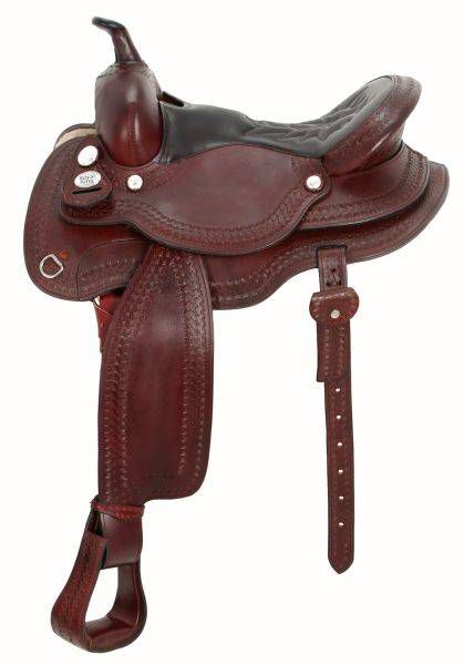 Royal King Auto Adjust Trail Saddle 15.5In Dark Oi