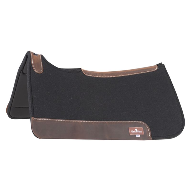 CLASSIC EQUINE Contourpedic 30x30 Black Saddle Pad (COP300CB)