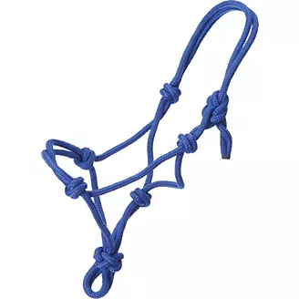 Tough 1 Miniature Poly Rope Halter - Blue / Large
