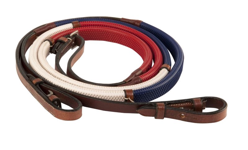 Kincade Patriotic Rnbw Reins 5/8In x 54In