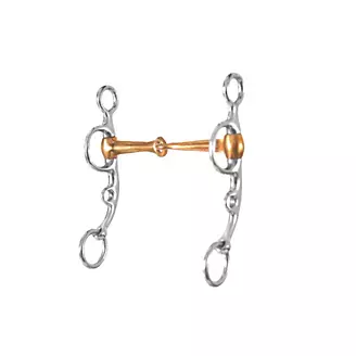 Western SS Copper Mouth Snaffle Argentine Bit