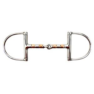 Excalibur 5.5" SS Tom Thumb With Copper Rollers Training Bit Horse Tack 