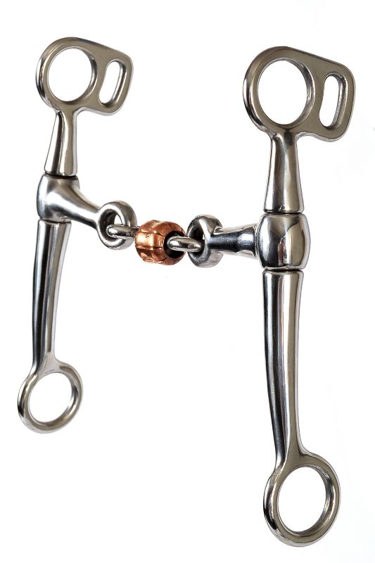 175849 Western SS Copper Ring Dogbone Tom Thumb Bit sku 175849