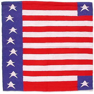 Patriotic American Flag Western Saddle Blanket