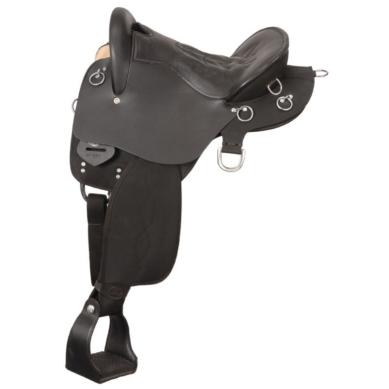 King Trekker Endurance Saddle W/O Horn Black 16