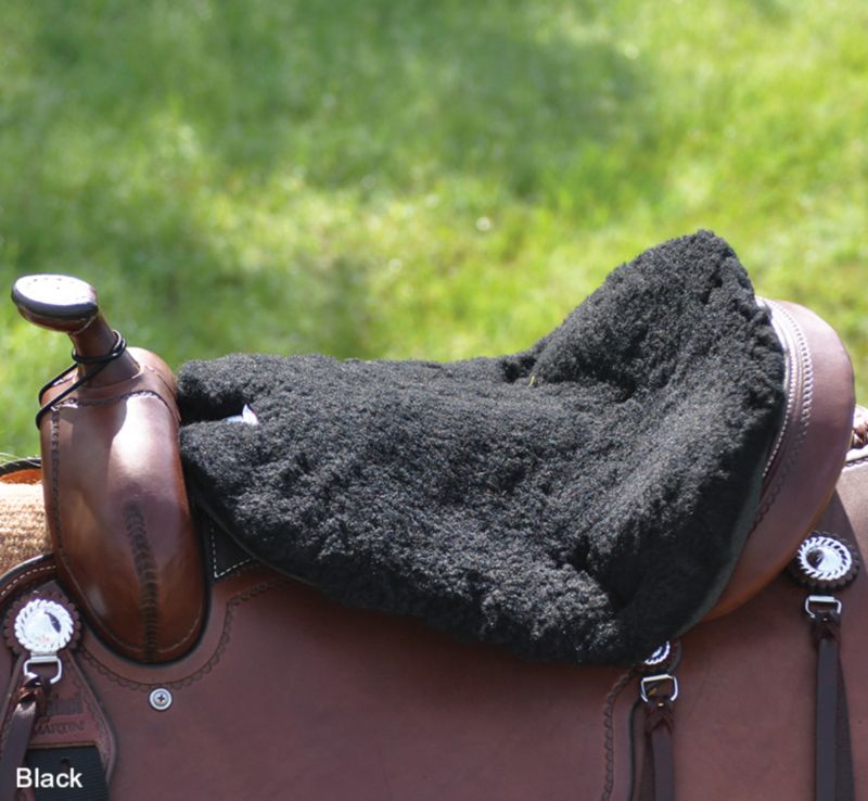 Cashel Western Luxury Fleece Tush Cushion Black