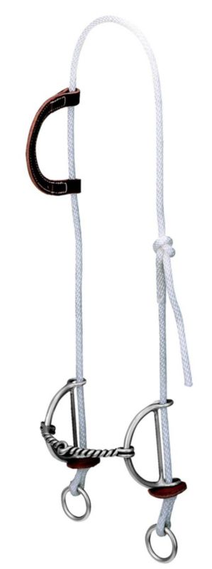 Weaver Leather Gag Bridle with TwistedMouth Sliding Bit