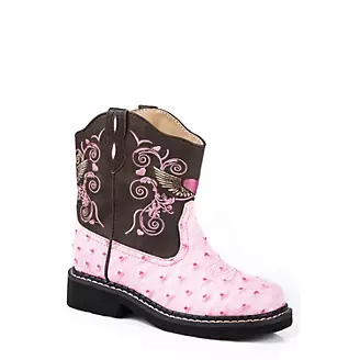 Roper Kids Wing Heart Cowgirl Boots