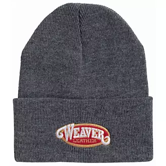 Weaver Leather Knit Hat Gray Adult