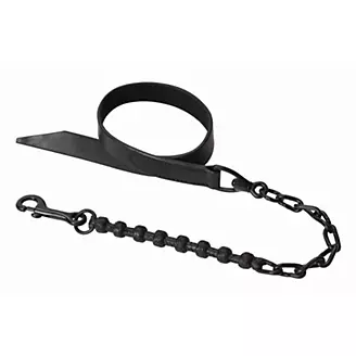 Weaver 1 Braid Rawhide Chain Lead 1x24 Black