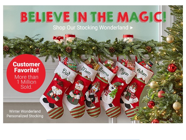 Shop Our Stocking Wonderland.