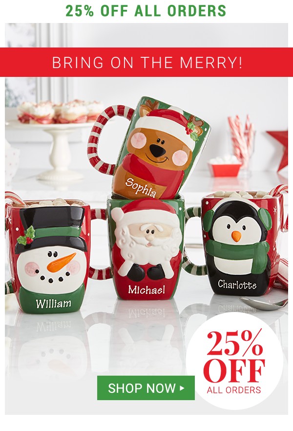 25% off Orders.