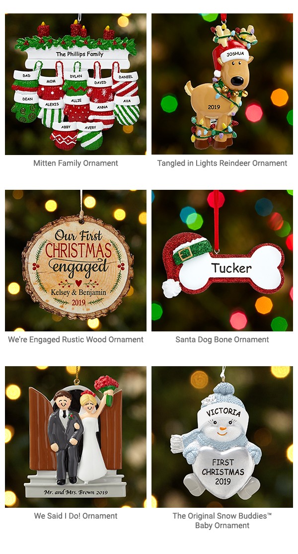 Keepsake ornaments to treasure.