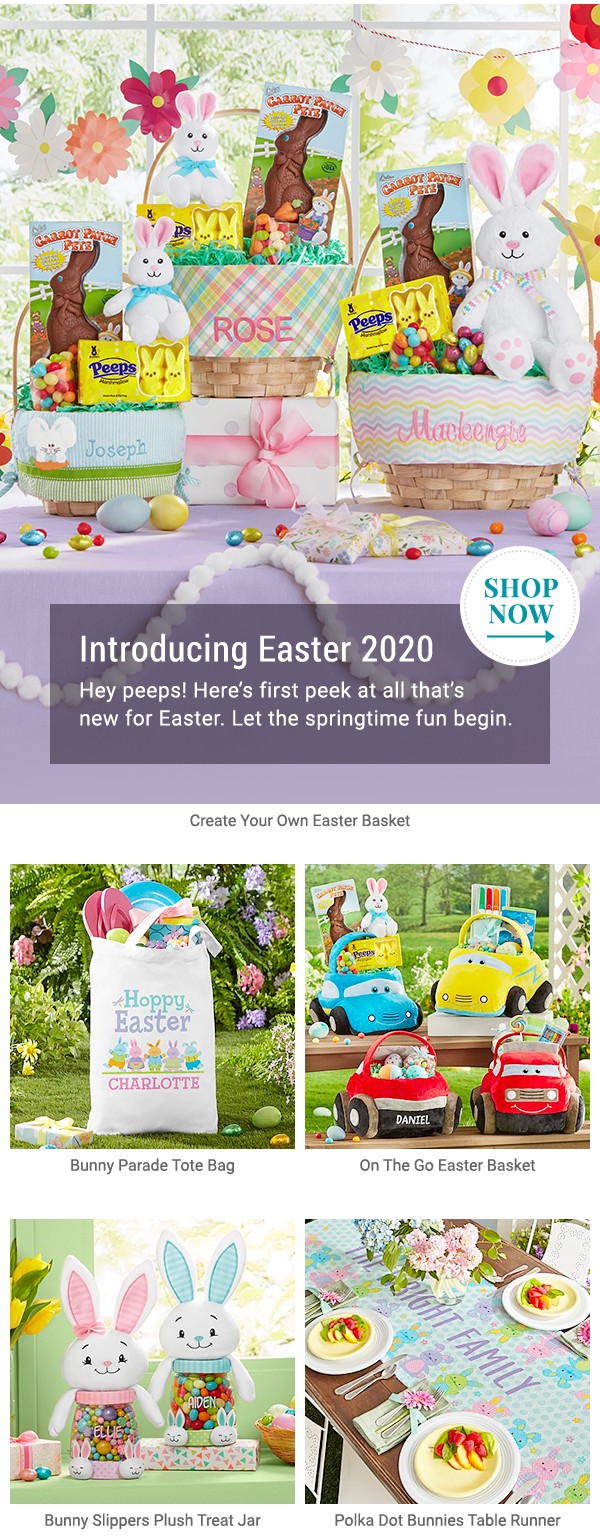 Hey peeps! Here???s first peek at all that???s new for Easter. Let the springtime fun begin.