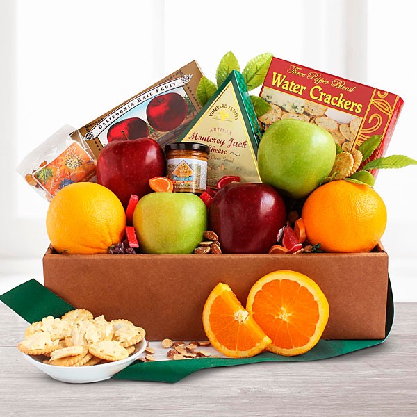 Fresh Fruit Cheese Box