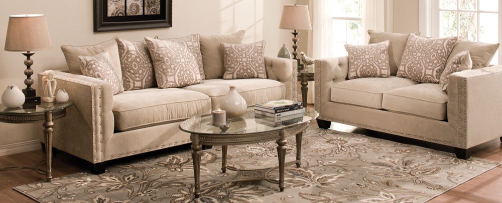 Cindy Crawford Home® Calista Contemporary Living Room Collection ...