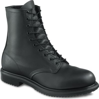 4473 RED WING BLACK BOOT STEEL TOE SUPERSOLE 8