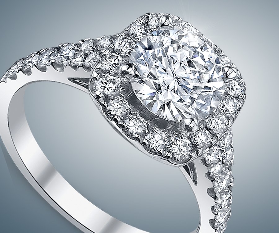 Engagement Ring And Diamond