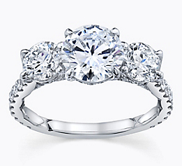 A.JAFFE Engagement Ring