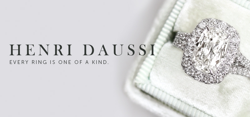 Henri daussi three hot sale stone ring