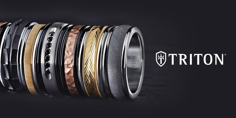 Triton men's shop wedding band