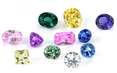 Colored sales gemstone rings