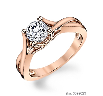 Rose Gold Engagement Ring