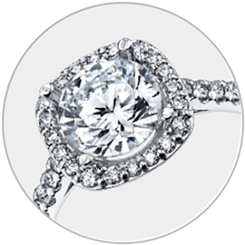 HALO DESIGN Engagement Rings