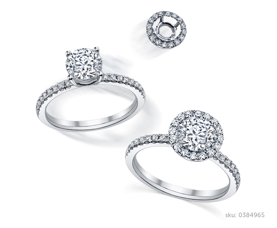 Halo Diamond Rings The Beautiful Halo Engagement Ring
