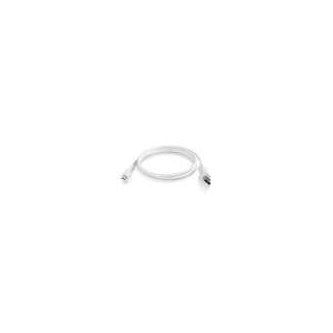 1M USB A TO LIGHTNING CABLE WHITE